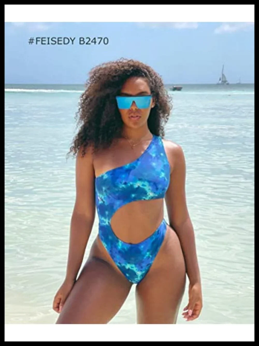 Oversized Flat Top Square Sunglasses UV400 Visor Shades